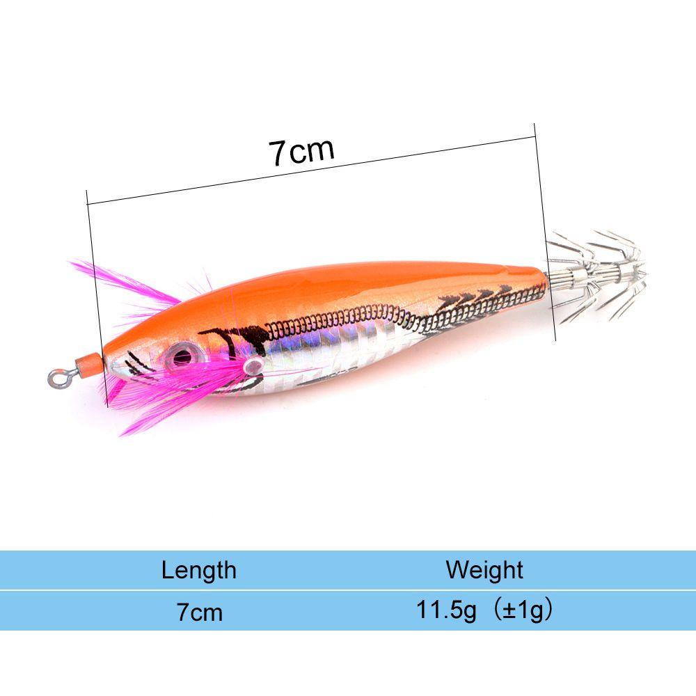 Mồi Câu Cá Giả Hình Con Mực 7Cm 11.5G