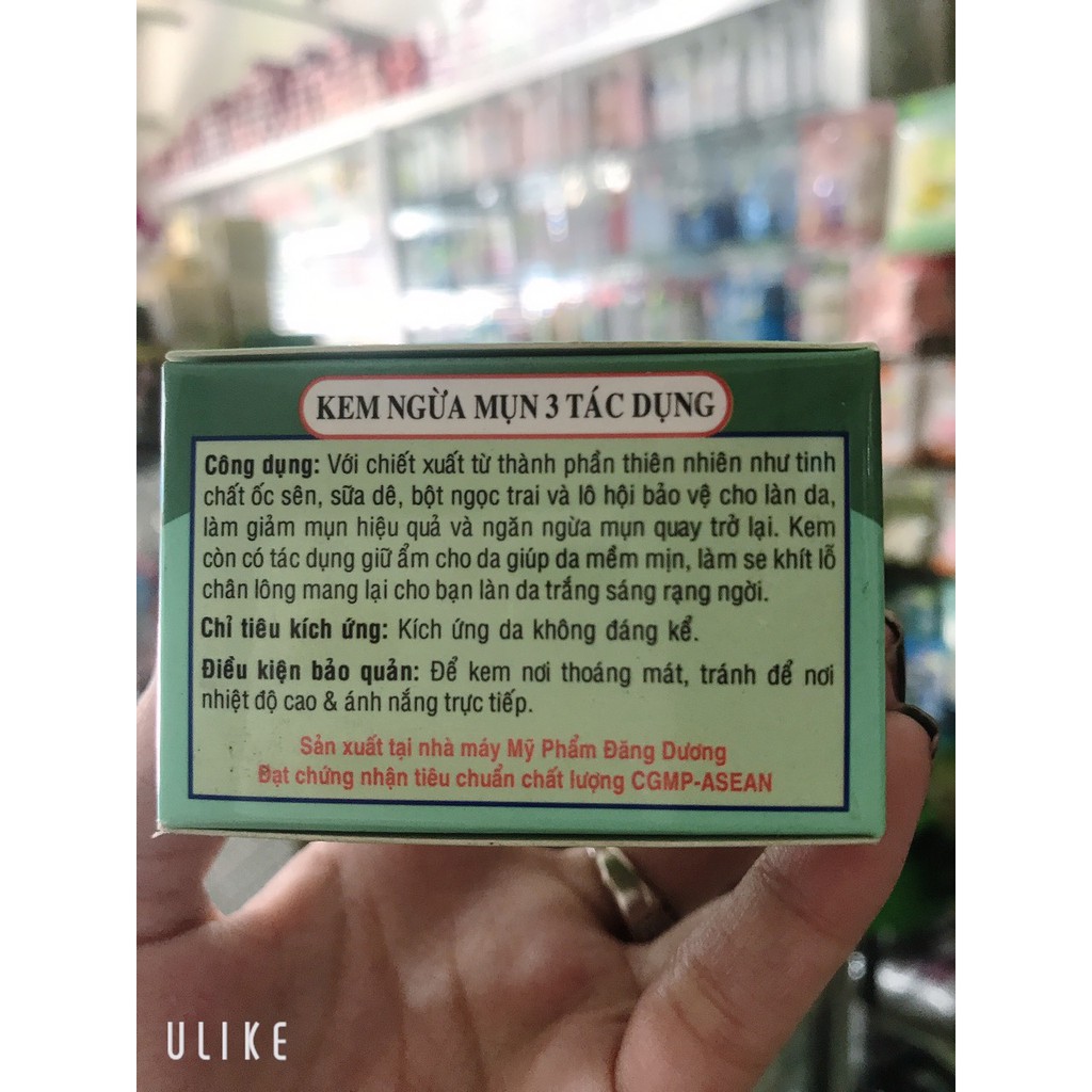 Kem X2 mụn 3 tác dụng 6g