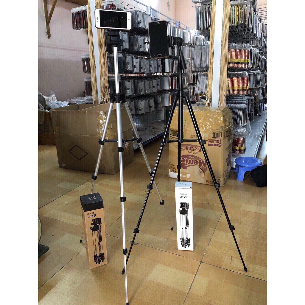 Giá đỡ điện thoại Livetream và quay Video Triprod 3110 - 3120 có tay cầm quay video