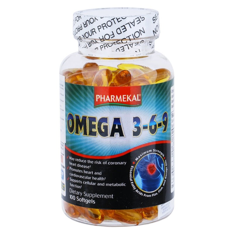 Viên Uống Pharmekal Dầu Cá Omega 3-6-9 Omega 3-6-9 100 Viên Hasaki Sản Phẩm Chính Hãng