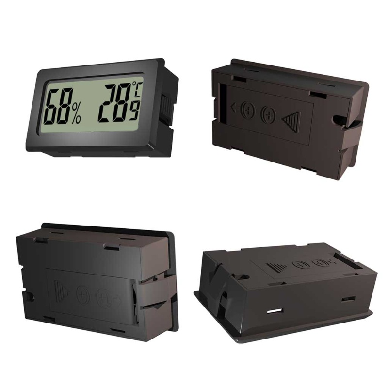 Máy Đo Độ Ẩm / Nhiệt Độ Mini Kỹ Thuật Số Trong Nhà Phạm Vi 10°C-50°C