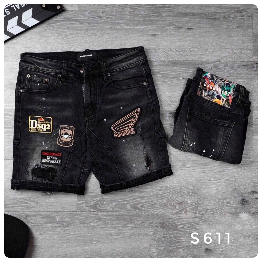 Quần Short Jean Nam Đẹp Chất Bò Co Giãn Cao Cấp, Quần Ngố rách Mẫu Mới Phong Cách Hàn Quốc CAROLLSTORE S611