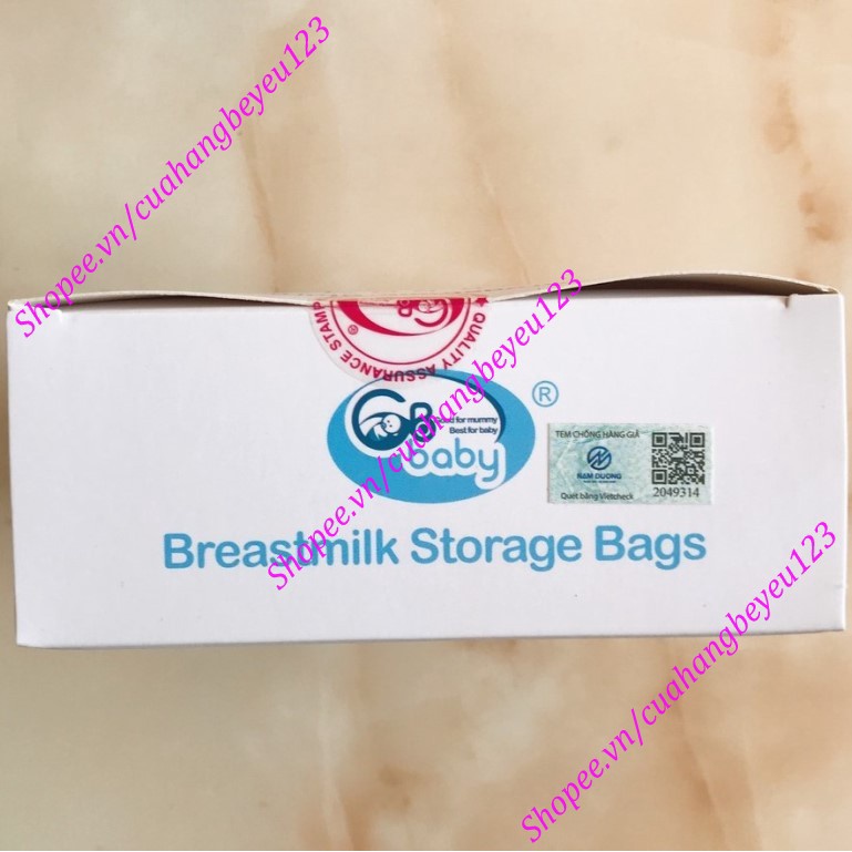 10 Túi / Hộp 50 Túi trữ sữa mẹ 250ml GB Baby G50 (Công nghệ Hàn Quốc)