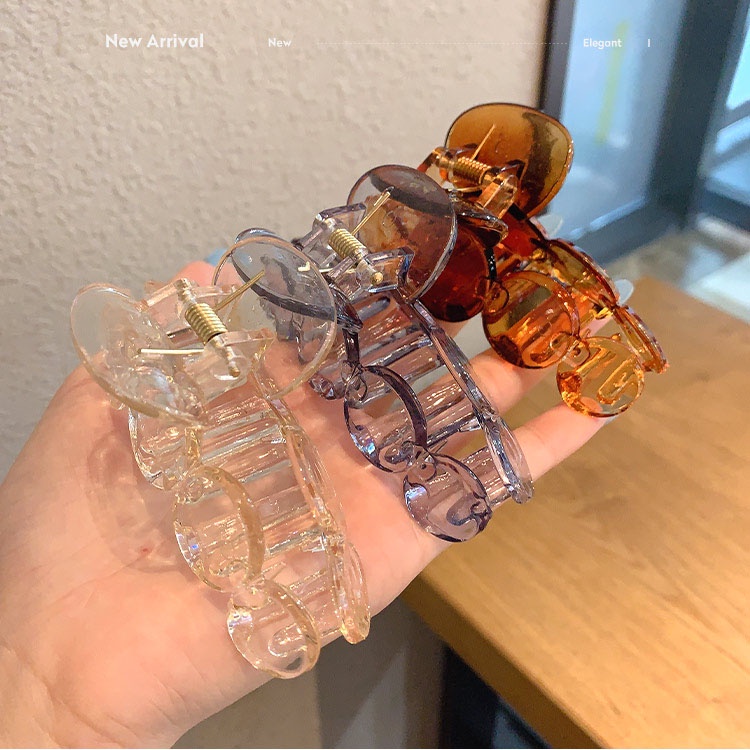 Kẹp càng cua Acrylic nhiều màu tùy chọn xinh xắn