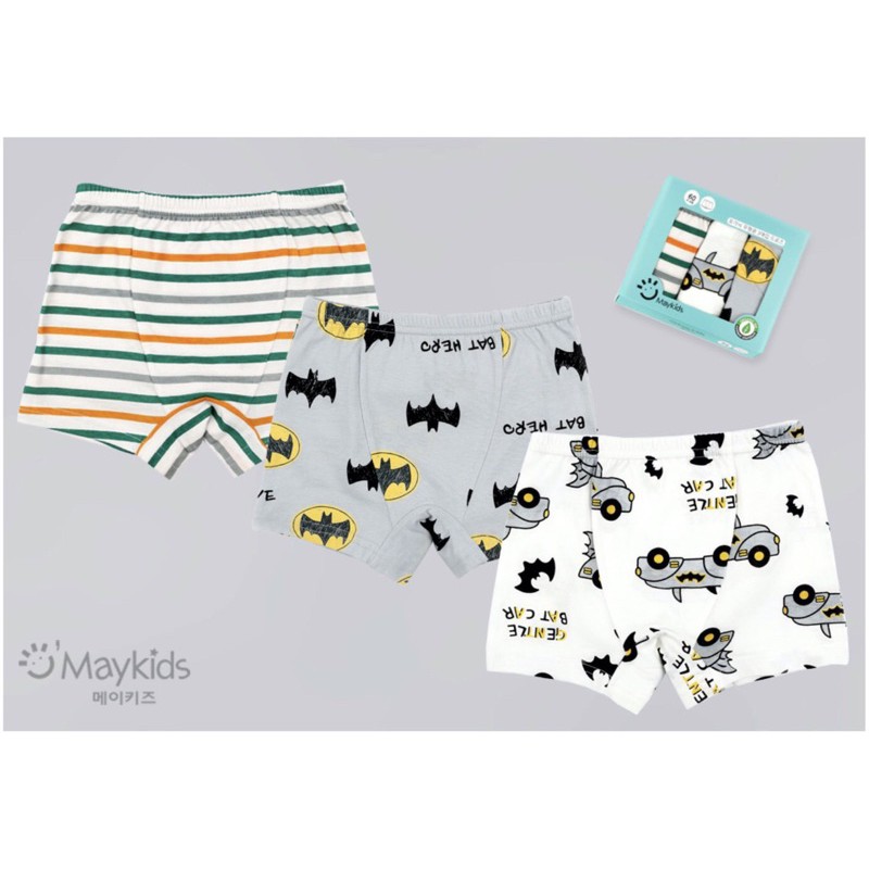 Set 3 quần chip đùi Maykids -  KHÔNG ĐỔI SIZE