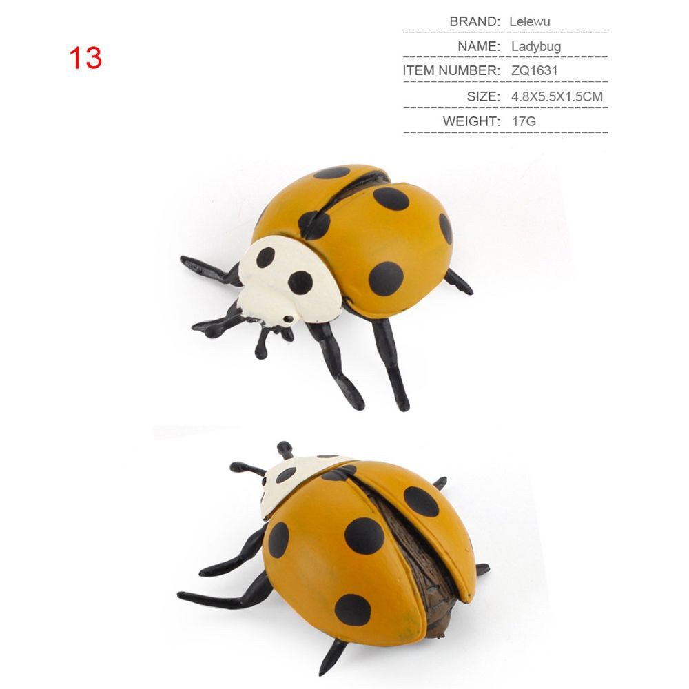 DAPHNE Funny Insect Animals Model Children Gift Growth Cycle Simulation Ladybug 14 Styles Home Decor Miniature Educational Toy Plastic Action Figures
