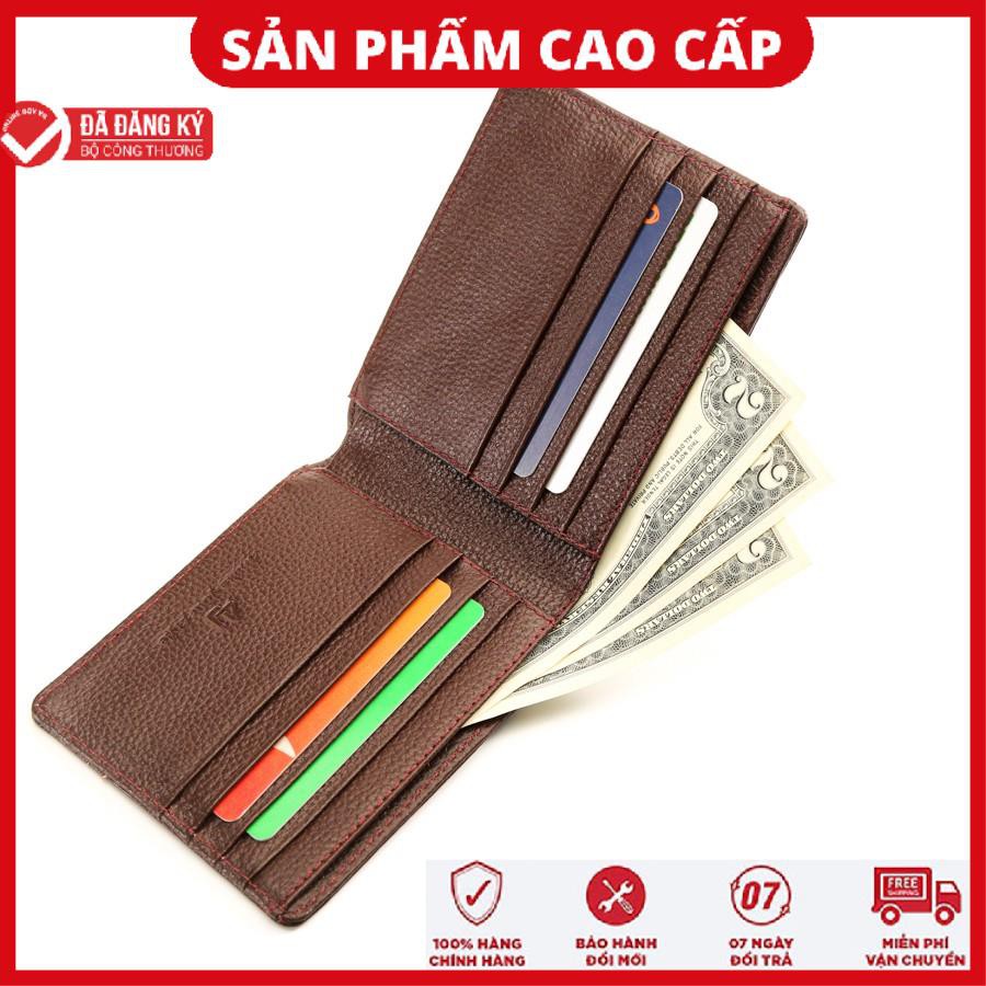 Ví Da Nam 4U Cao Cấp Phong Cách Sang Trọng Lịch Lãm F140 (đen - nâu)