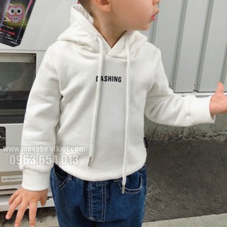 Áo nỉ có mũ cho bé trai