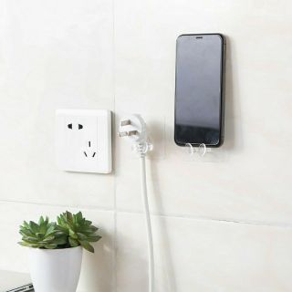 Móc treo phích cắm đa năng dán tường