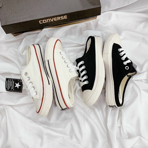 Sục Nữ_Converse, Sục_Converse Đen Trắng Hàng Cao Cấp Full Box + Bill | WebRaoVat - webraovat.net.vn