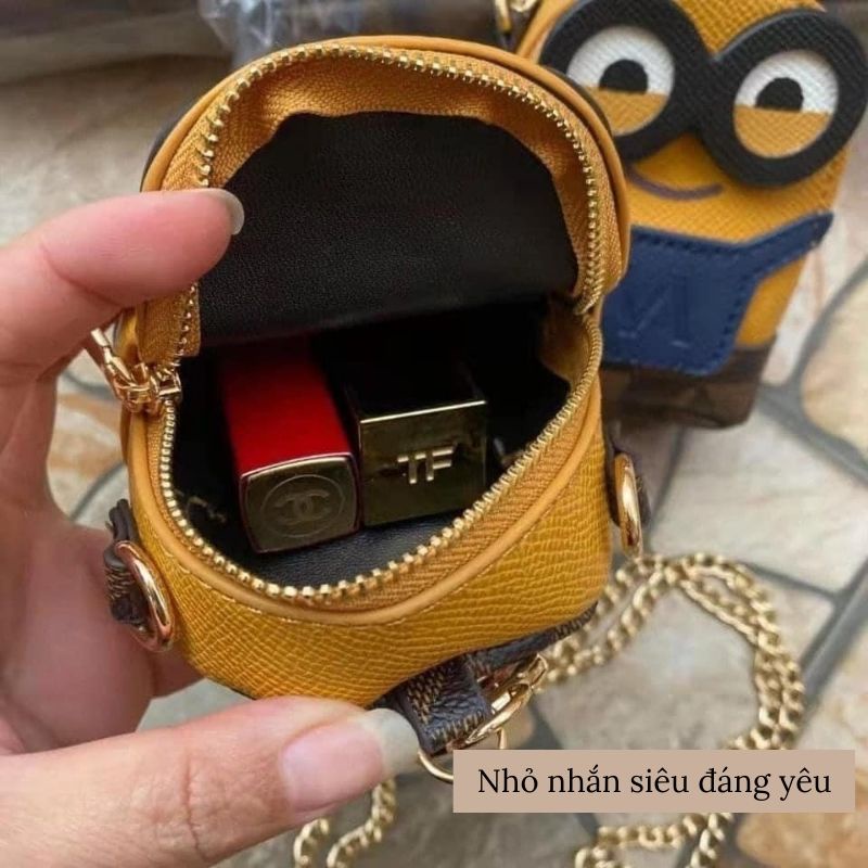 Túi đeo chéo minion chất da siêu mềm