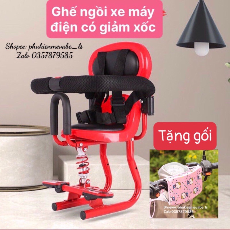 TT05-Ghế ngồi xe máy điện, xe đạp điện có giảm xốc