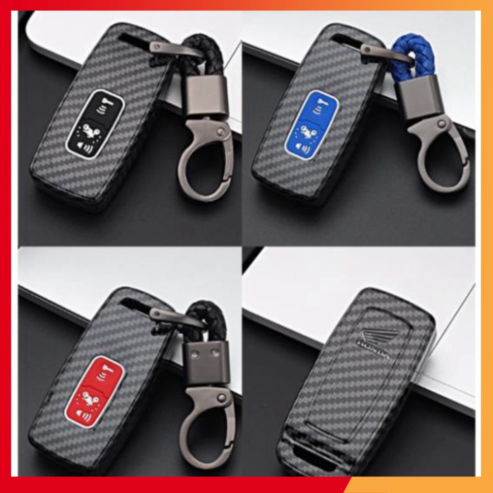 Bọc Chìa Khóa Smartkey SH 350i và SH 2021 ( 2 nút ) Ốp Carbon (ảnh tự chụp)