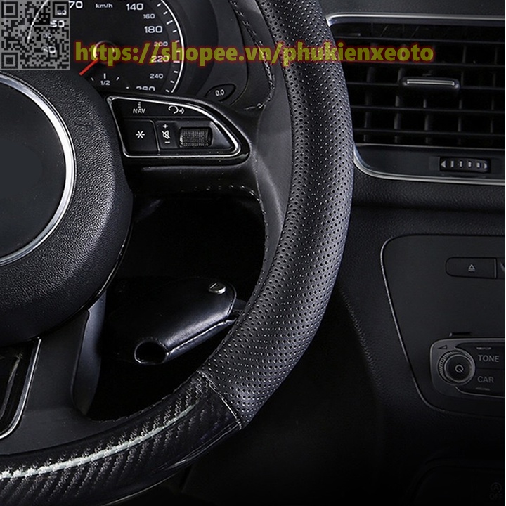 Bọc Vô Lăng Vân Carbon Cho Vios, Kia Morning, I10, wigo, ecosport, ford escape, kia rio, tucson, yaris, accent, altis