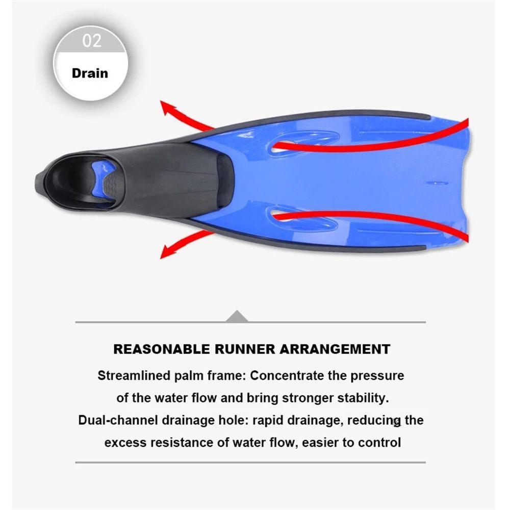 MUVAKO Chân Vịt Bơi Lặn Chuyên Nghiệp Chất Lượng Cao