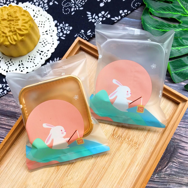 Bộ 10 Túi Đựng Bánh Trung Thu 50-100g Thiết Kế Mới Tiện Lợi Dễ Sử Dụng