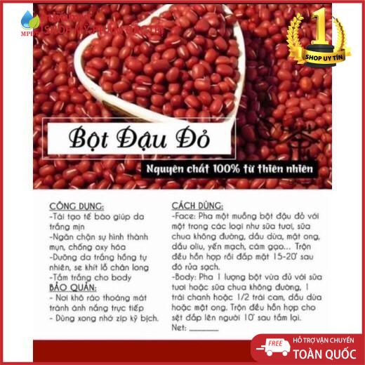 1kg bột đậu đỏ nguyên chất dưỡng ẩm cho da,đắp mặt tắm trắng dưỡng da hỗ trợ ngăn ngừa mụn hiệu quả