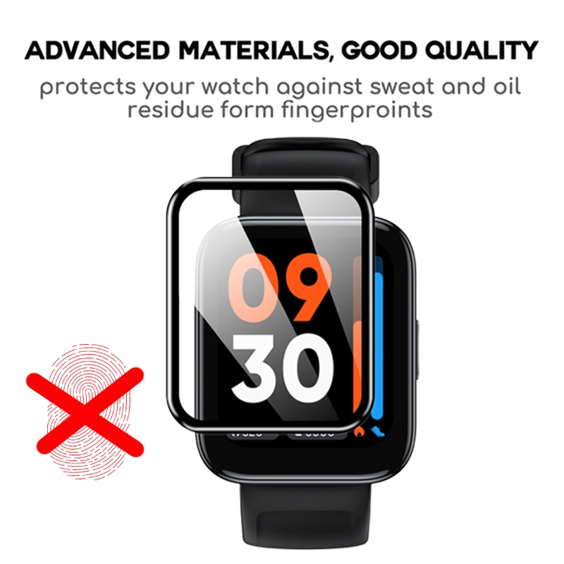 Đồng hồ Realme 3/2/S/T1/2Pro/S/2 PRO Bảo vệ màn hình 3D Realme TechLife Watch S100/SZ100/R100 Kính bảo vệ đầy đủ cạnh cong chống xước cho phim Realme Band 2