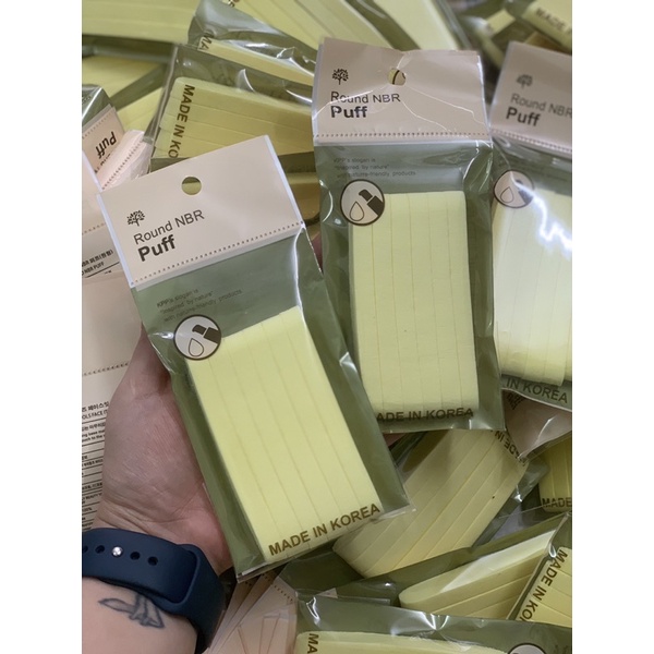 Bông que rửa mặt Round Nbr Puff