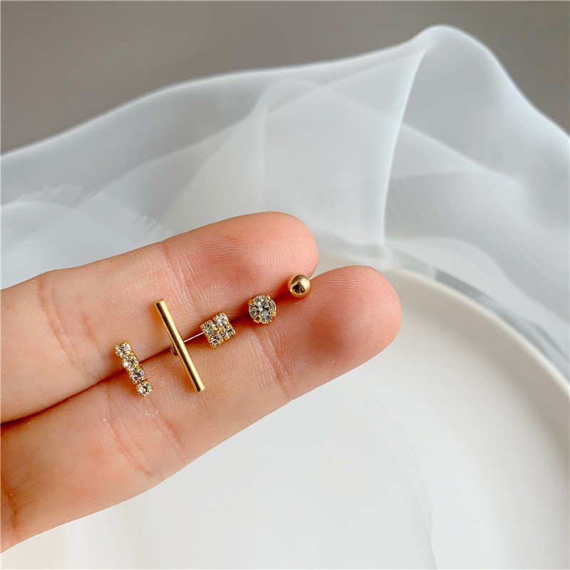 Set Bông Tai Đính Đá Sang Trọng C130