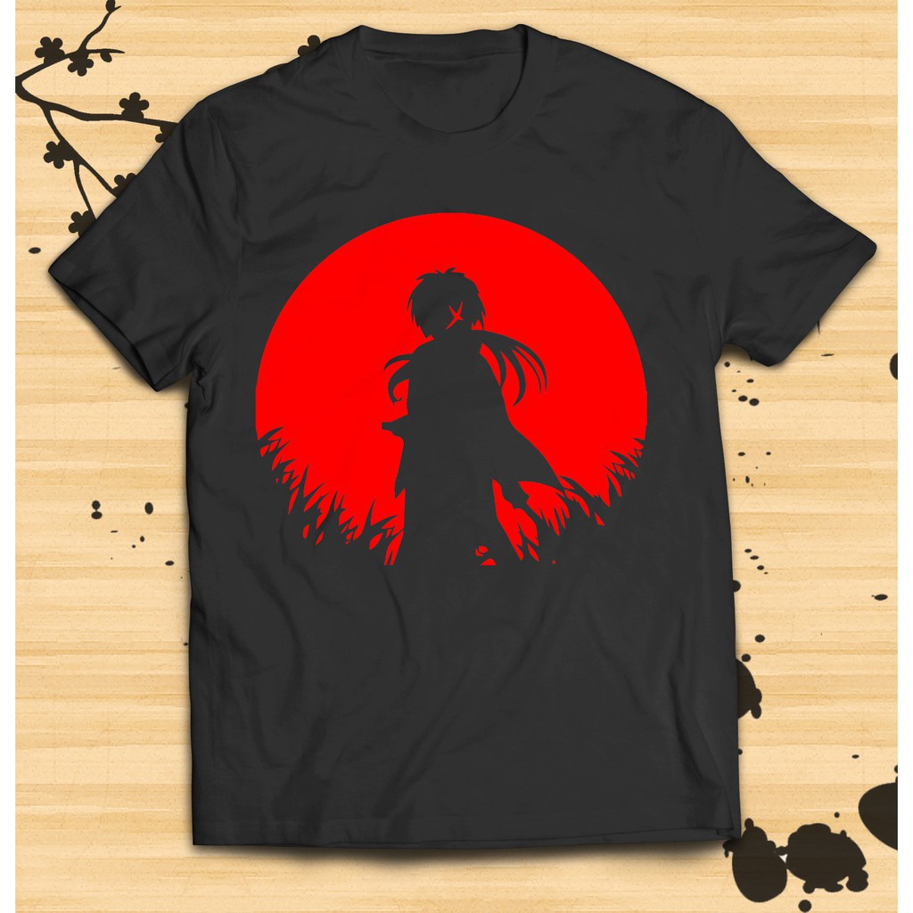 [HOT] Siêu phẩm áo thun SAMURAI X KENSHIN HIMURA KENSHIN SILHOUETTE ANIME cực đẹp