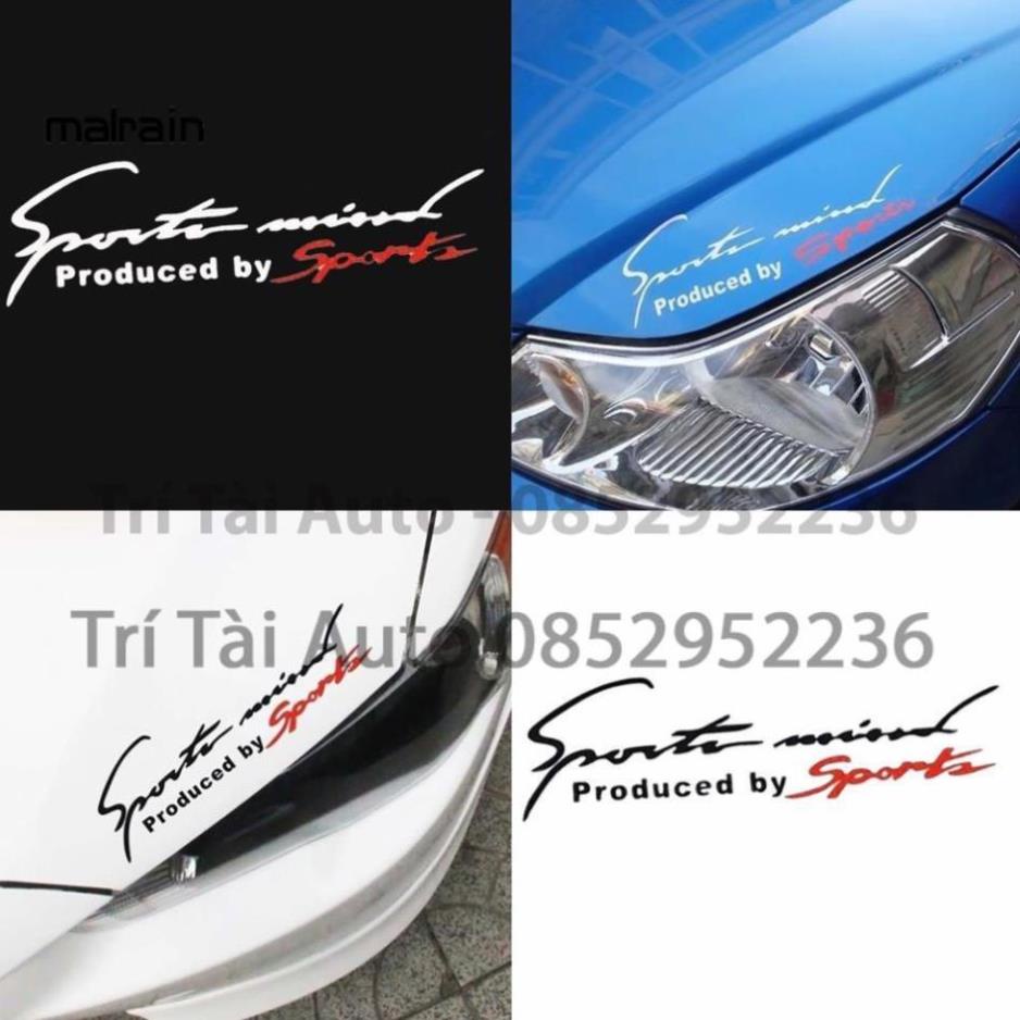 Chữ sport mind dán ô tô, xe  hơi - Chữ dán sport mind | BigBuy360 - bigbuy360.vn