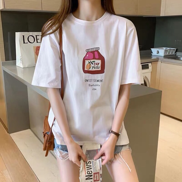 Áo thun tay lỡ form rộng họa tiết SOY YUYU - Unisex nam nữ đều mặc được