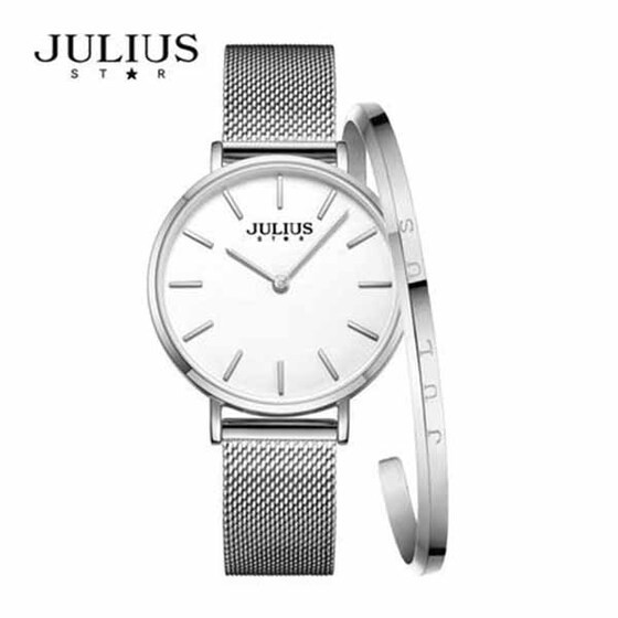 Đồng hồ nữ JS-027 Julius Star kính sapphire Hàn Quốc ( chọn màu)