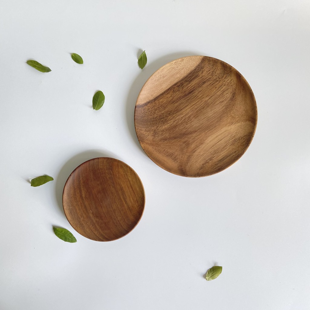 Khay, đĩa gỗ chữ nhật, oval, đựng trà, bánh, khay phục vụ , decor , trang tri Mỹ Nghệ Mart
