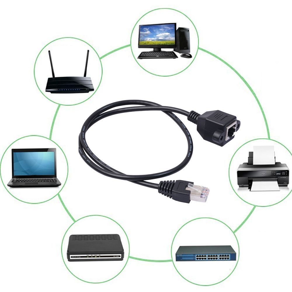 Dây cáp mở rộng RJ45 Ethernet chuyên dụng 30cm