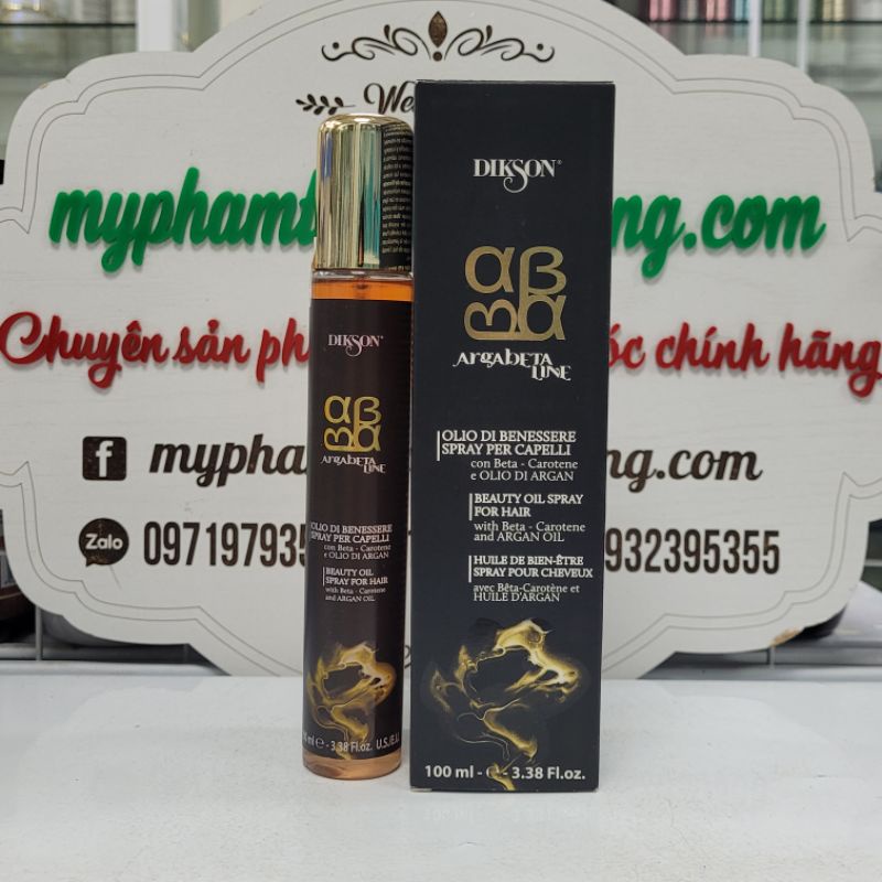 Tinh dầu dạng xịt Dikson argabeta 100ml