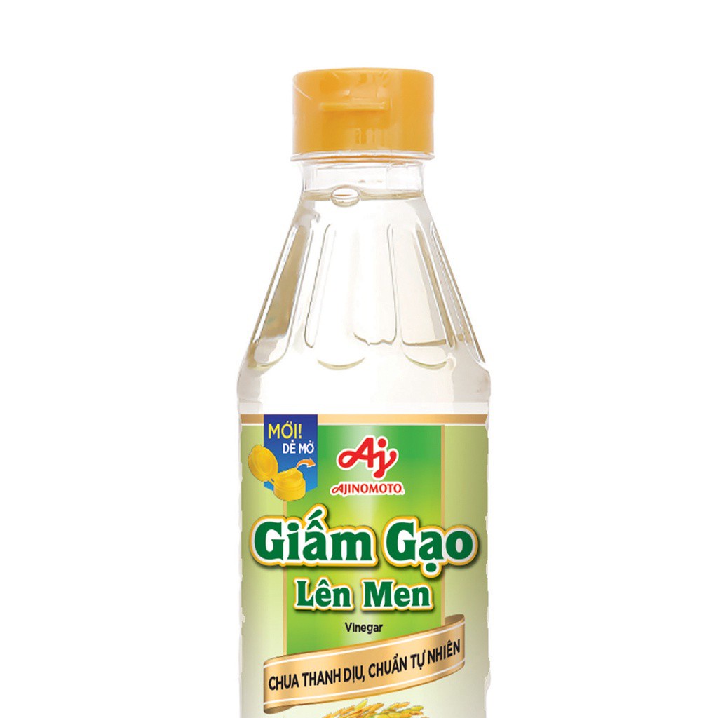 Combo 4 chai Giấm gạo lên men Ajinomoto (400ml/chai)