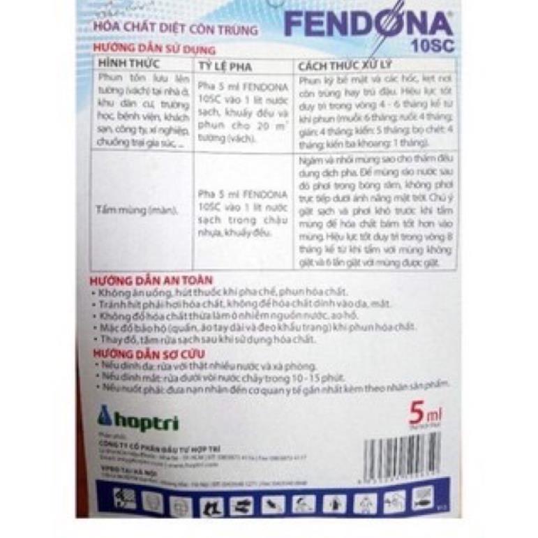 thuốc diệt côn trùng fendona 10sc 5ml