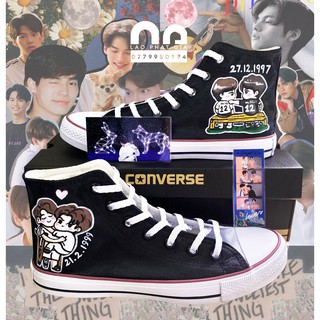 Giày vẽ BrightWin mẫu mới nền đen