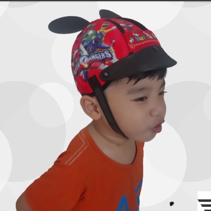 Mũ Bảo Hiểm Tem Hoạt Hình Lưỡi Trai An Toàn Cho Bé Tập Đi 7 Tháng Đến 5 Tuổi_ts1820