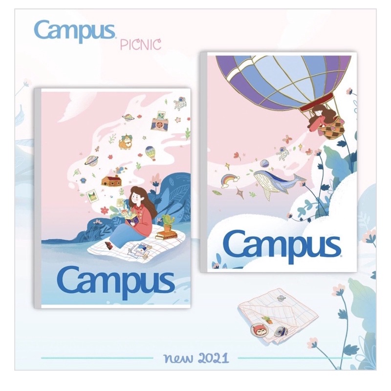 Vở kẻ ngang Campus 80/120 trang