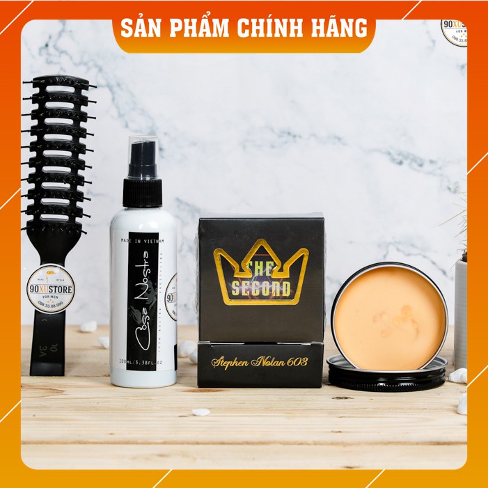 [COMBO] Sáp Vuốt Tóc The Second + Xịt tạo phồng Cosa Nostra