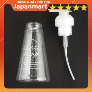 Bình Tạo Bọt Bubble Pump 300ml Nội Địa Nhật Bản tạo bọt mềm mịn, tiện lợi khi sử dụng với sữa tắm, sữa rửa mặt
