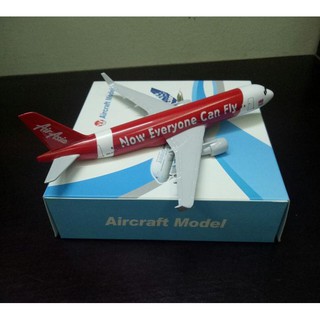 Mô hình máy bay tĩnh B737 Air Asia 16cm