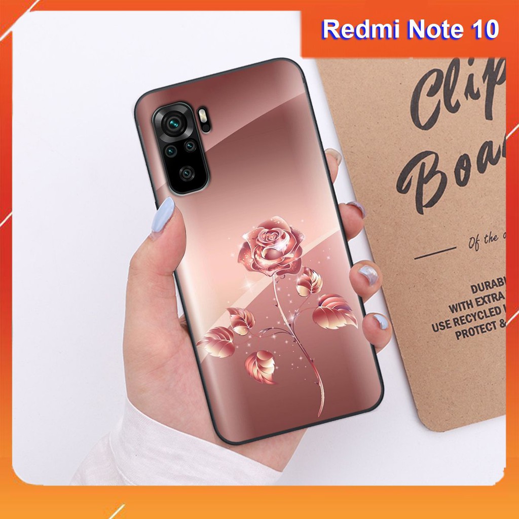 Ốp lưng Xiaomi REDMI NOTE 10 hình hình hoa, thiên nga, đẹp thời trang - CAO CẤP - SANG TRỌNG