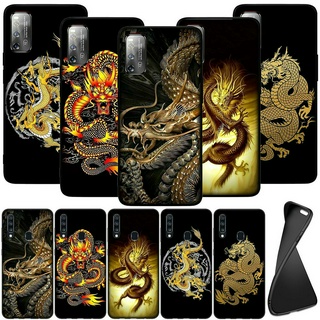 Ốp Lưng Silicone In Hình Rồng Trung Quốc Cho Iphone 12 Mini 11 Pro Max 5s 5 Xr Se 2020