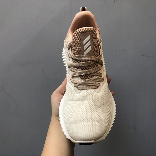 Freeship Giầy alpha bounce kem tím cao cấp fullbox