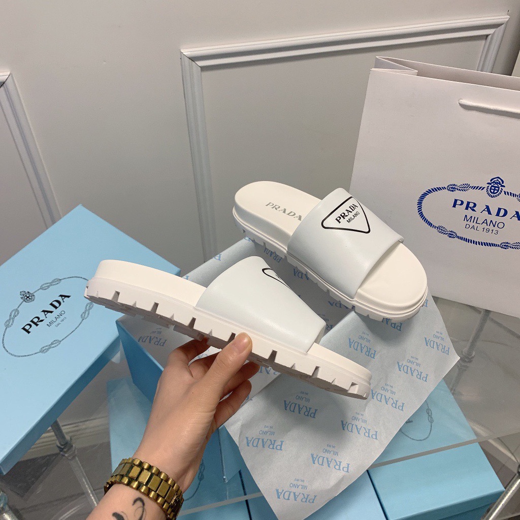 Dép Quai Ngang Nữ Cao Cấp PRD Cao 3cm Thời Trang Hàng Hộp Hot Trend TRINH LÊ SHOP GIÀY DÉP