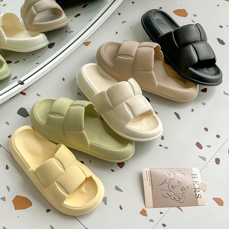 🏆SẢ KHO🏆 Dép đúc quai ngang bánh mỳ mẫu mới nhất cute ngộ nghĩnh MSP2607tr