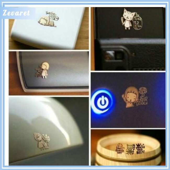 Miếng Dán Trang Trí Điện Thoại / Máy Tính Mạ Vàng 24k Chống Bức Xạ