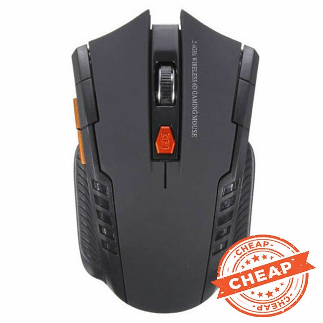 Chuột gaming không dây quang học 2.4ghz kèm đầu usb cho máy tính