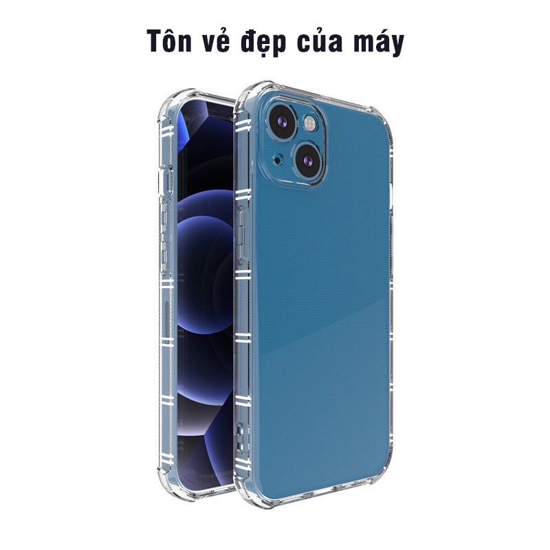 [ Loại Dày Đẹp ] Ốp silicon Dẻo Chống Sốc Bảo Vệ Camera cho iPhone Từ 7phus Tới 13promax