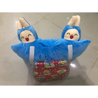 Combo Gối đi xe máy - Dây đai đi xe máy cho bé