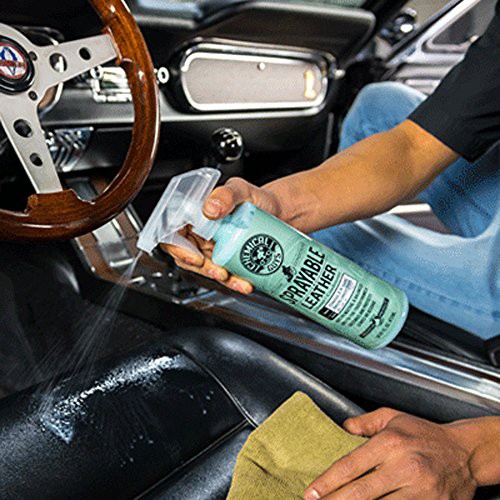 Chai vệ sinh nhanh và dưỡng ghế da 2 trong 1 Chemical Guys Sprayable Leather Cleaner & Conditioner - 478ml.