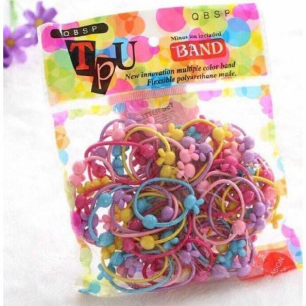 [SALE] SET 50 DÂY BUỘC TÓC CHO BÉ